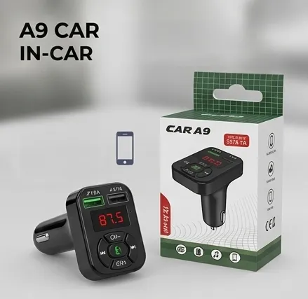 CAR A9 Bluetooth Receiver Charger Car Accessories MP3 Player with Lossless Sound