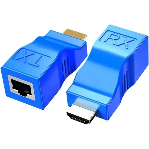 Cat5/Cat6 RJ45 to HDMI Extender 30m