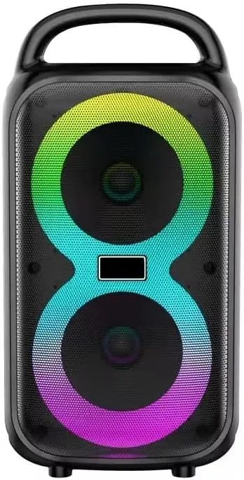 JL-324 Bluetooth Speaker – Amazing Sound with Rechargeable Lithium Battery, USB and TF Input, Colorful Light for Fun Atmosphere