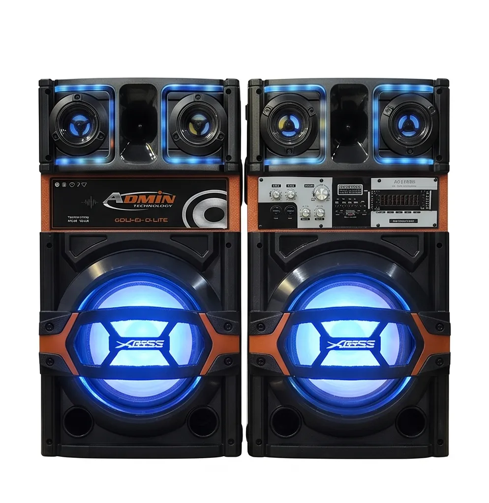 Admin AD-16000 Bluetooth Subwoofer, With Remot, 10 Inch - Black
